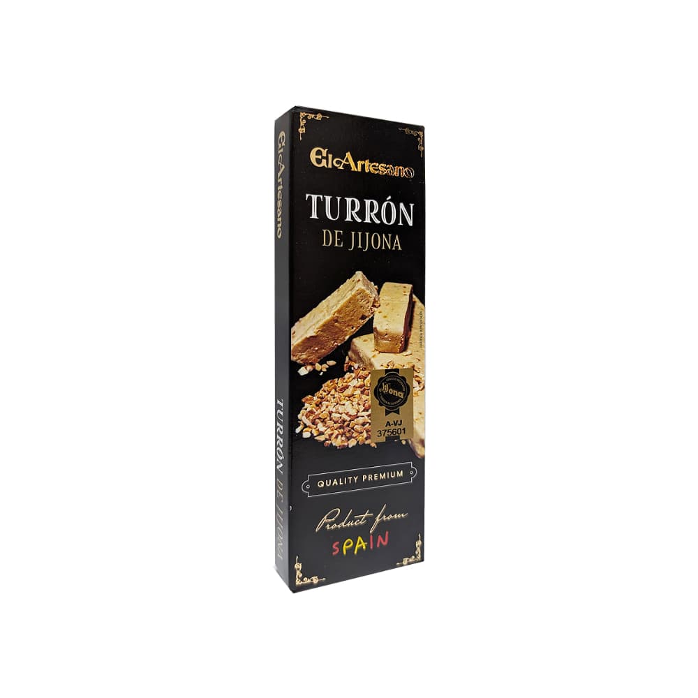 Turrón de jijona calidad premium El Artesano (70 g / 2.47 oz) - Imagen 1