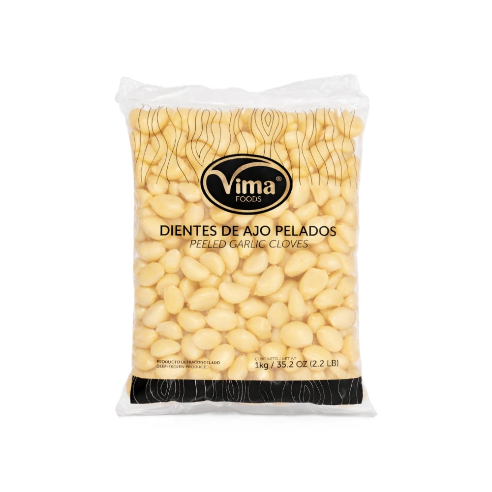 Dientes de ajo pelados Vima Foods (1 kg / 2.2 lb) - Imagen 1