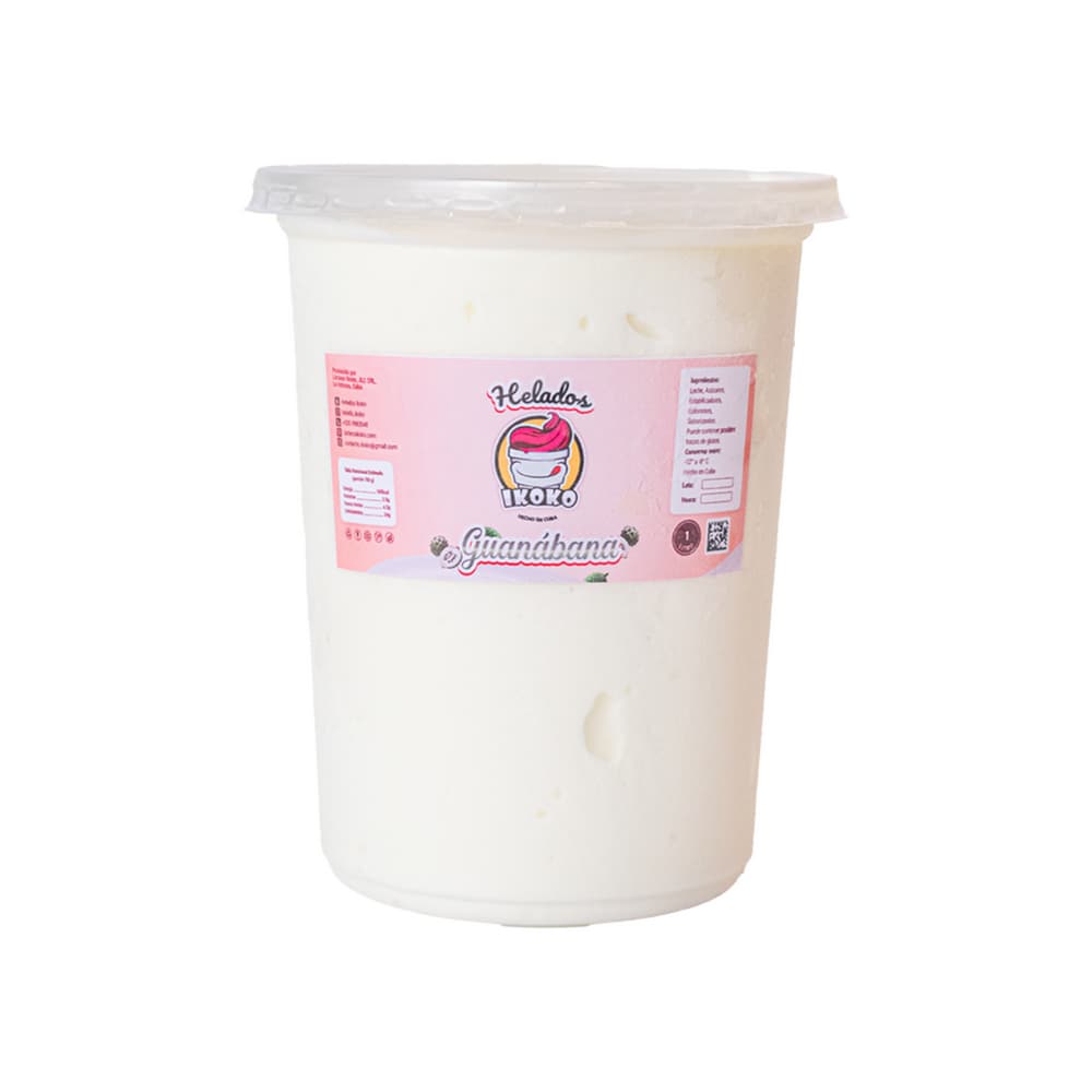 Helado sabor guanábana IKOKO (1 L) - Imagen 1