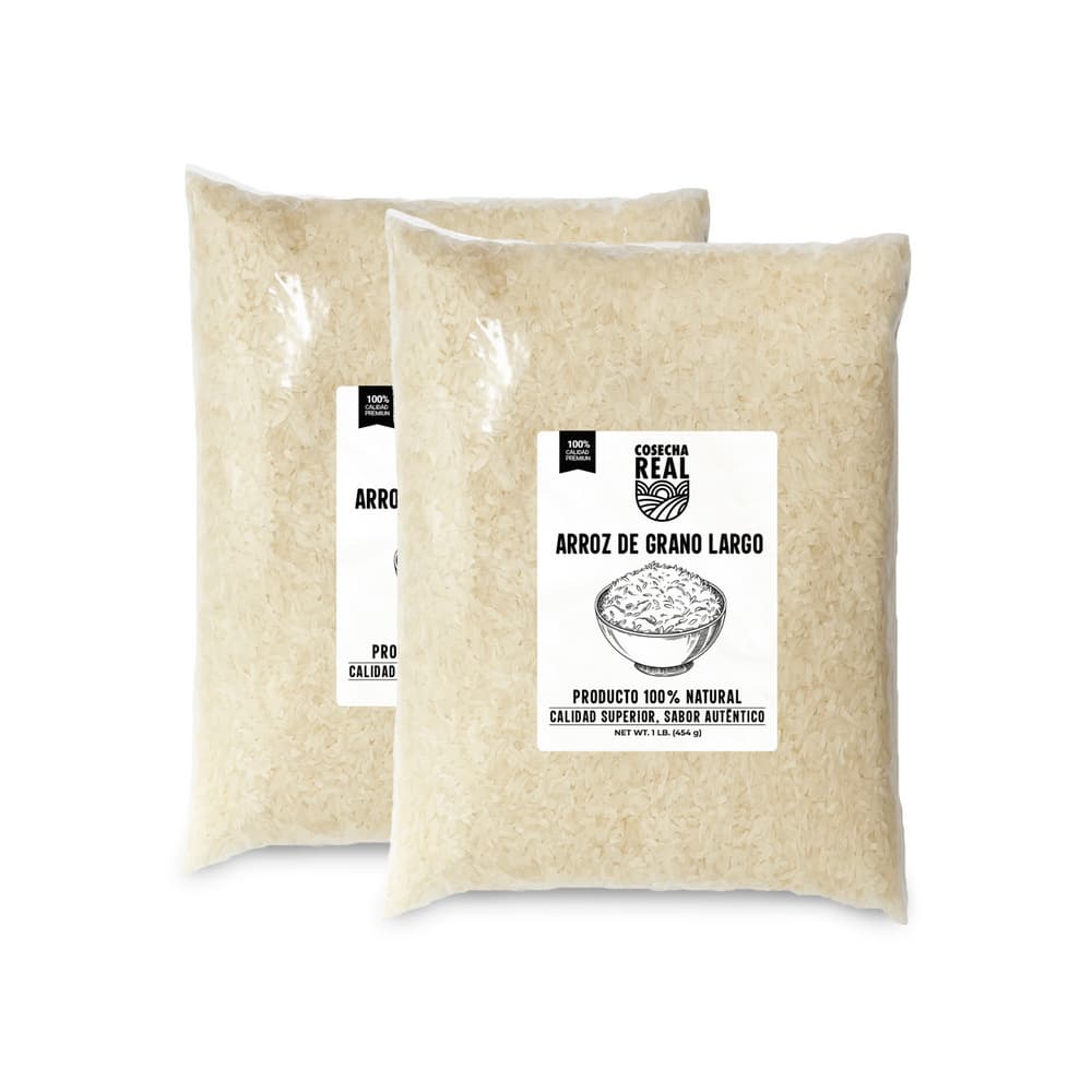 Arroz de grano largo Cosecha Real (2 x 454 g / 1 lb) - Imagen 1