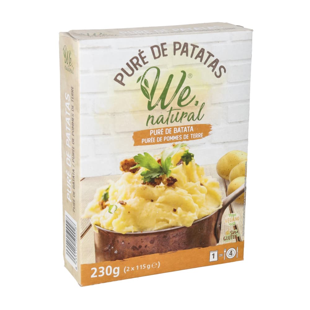Puré de patatas-papas- We Natural (230 g / 8.11 oz) - Imagen 1