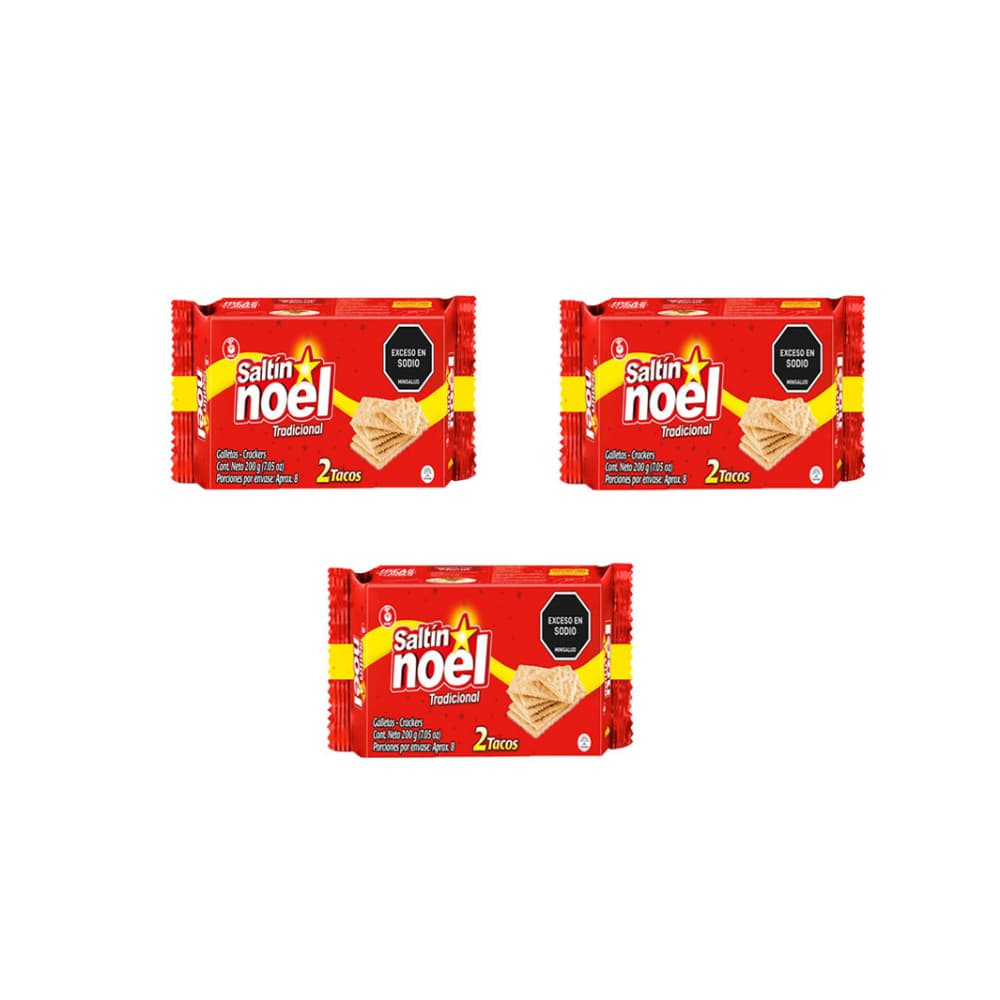 Galletas sabor tradicional Saltín (3 x 200 g / 7.05 oz) - Imagen 1