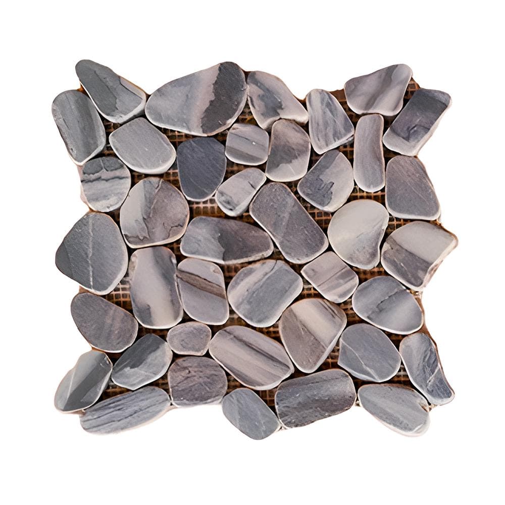 Caja de losas - Mosaico Nami Grey 27 x 27 cm – piedra natural Zeric (10 U) - Imagen 1