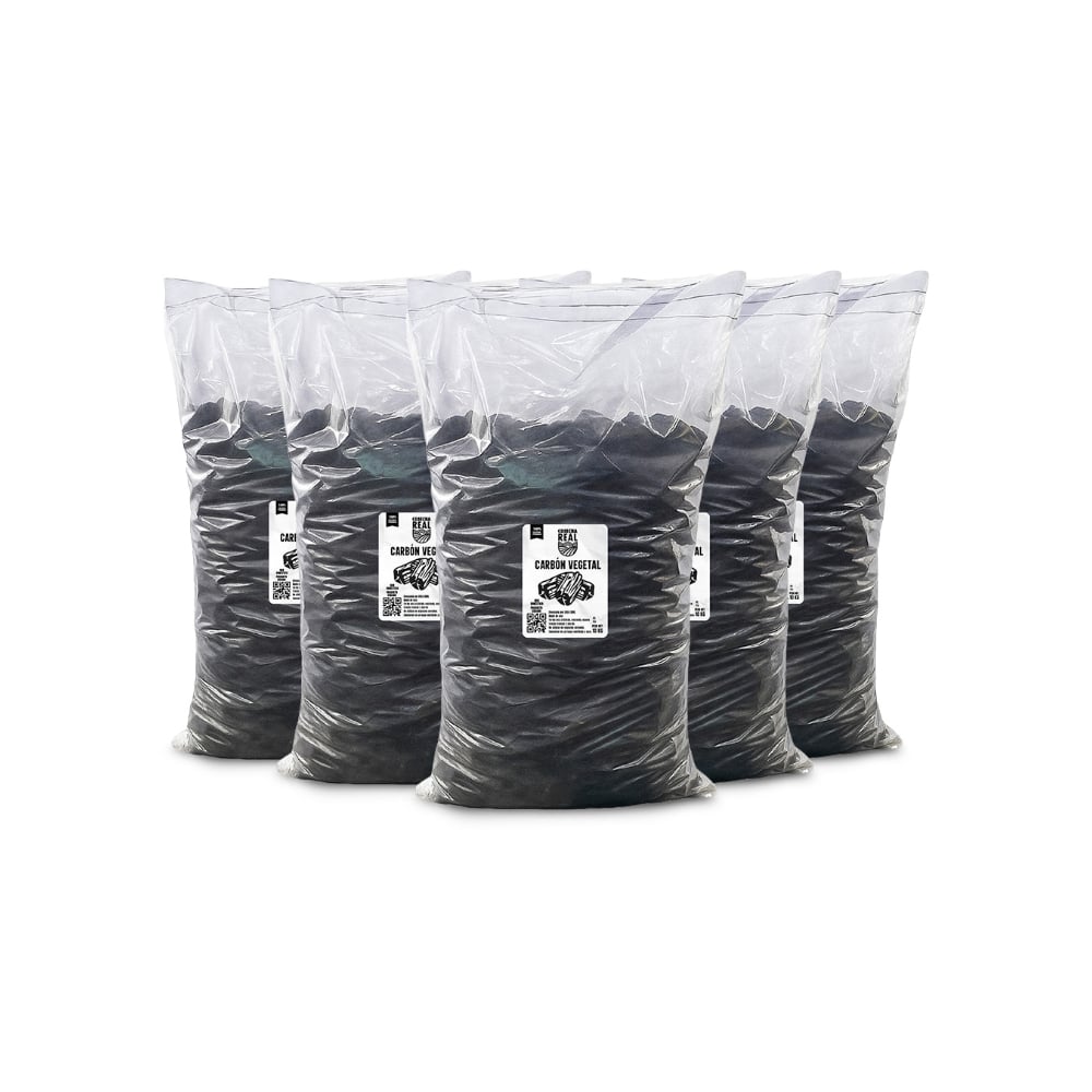 Carbón vegetal Cosecha Real (5 x 10 kg / 22 lb) - Imagen 1