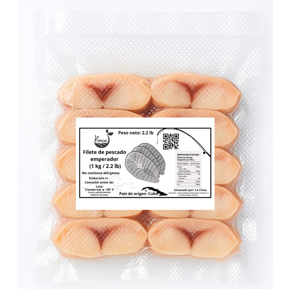Filete de pescado Emperador La Finca (1 kg / 2.2 lb) - Imagen 1