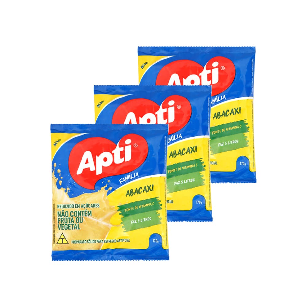 Refresco instantáneo sabor piña (3 x 170 g / 6 oz) - Imagen 1