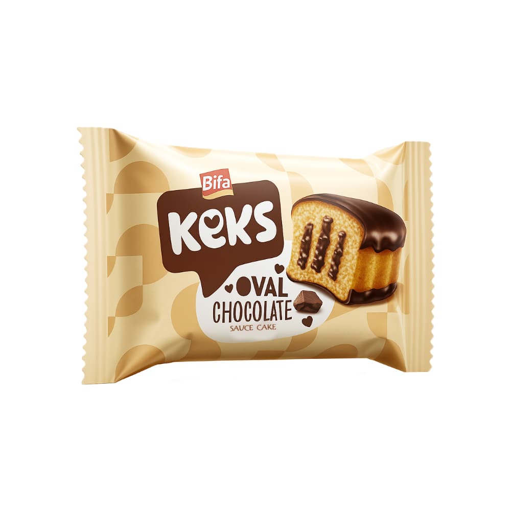 Pastel cubierto de cacao con relleno de chocolate Keks Bifa (45 g / 1.59 oz) - Imagen 1
