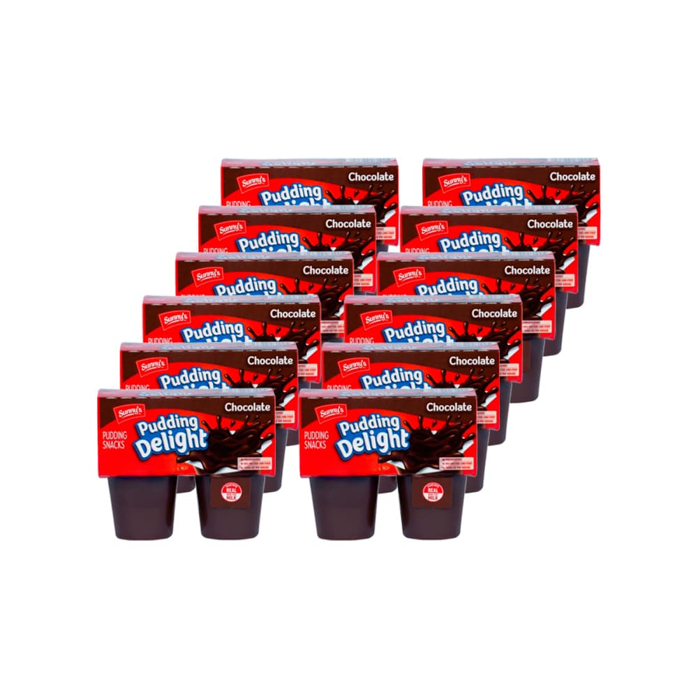 Natilla de chocolate Sunny' s (48 x 92.1 g / 3.25 oz) - Imagen 1