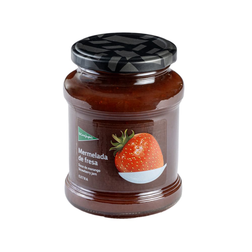 Mermelada de fresa extra El Corte Inglés (410 g / 14.4 oz) - Imagen 1