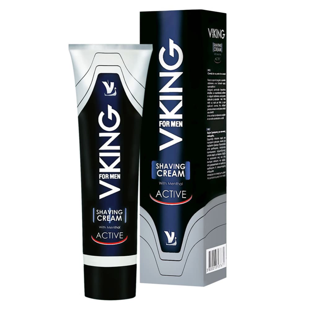 Crema de afeitar con mentol Active Viking (100 ml) - Imagen 1