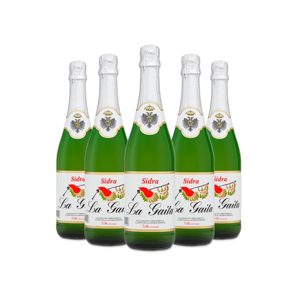 Sidra La Gaita (5 x 750 ml) - Imagen 1