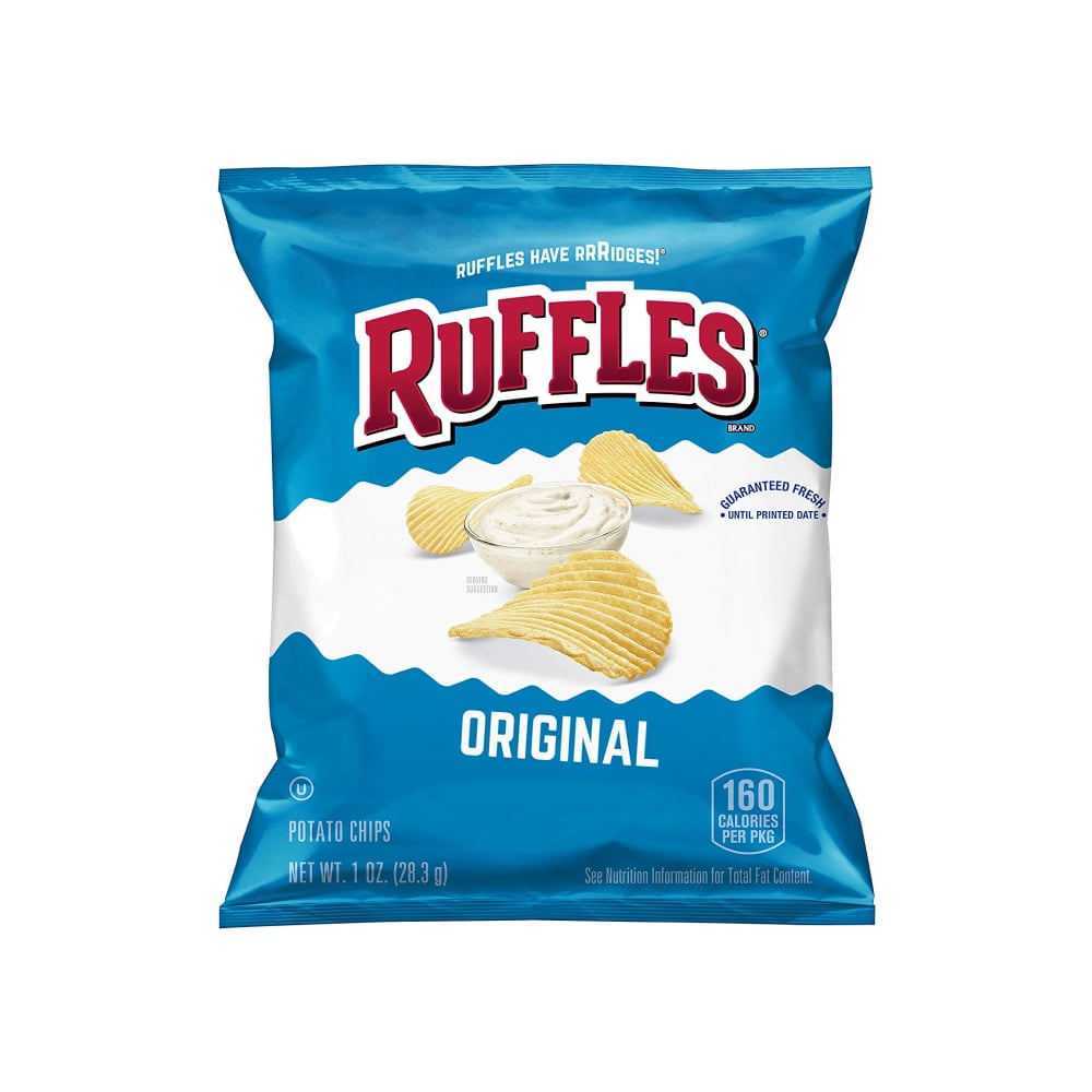 Papas fritas sabor original Ruffles (28.3 g / 1 oz) - Imagen 1