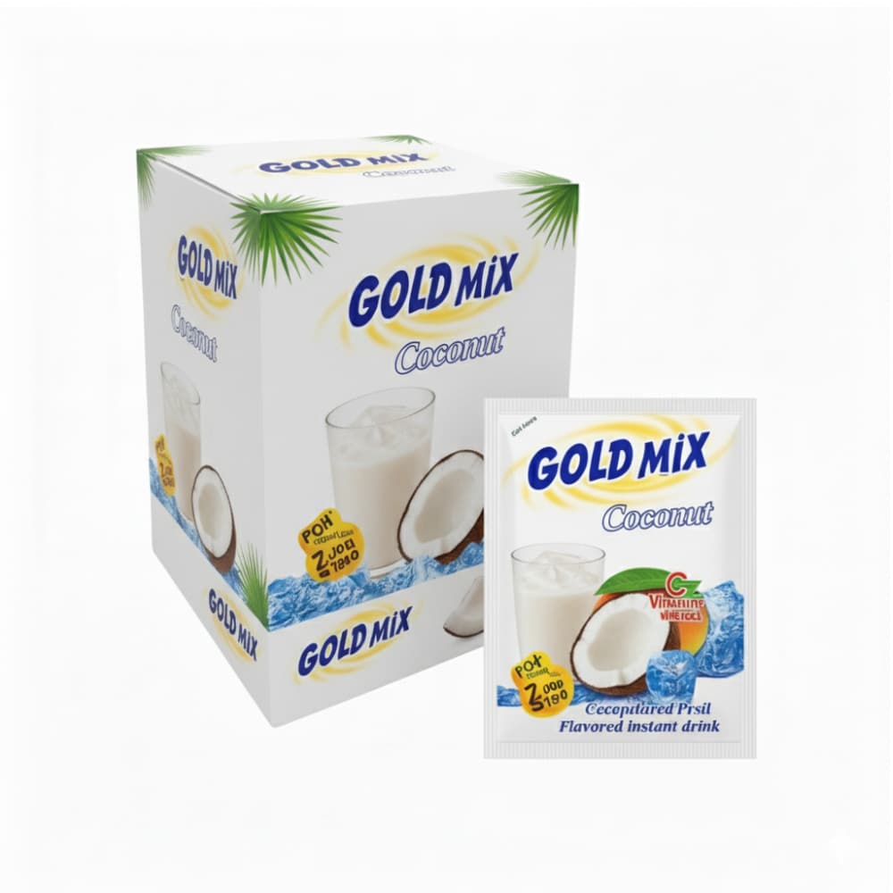 Refresco instantáneo sabor coco Gold Mix Erdem (24 x 10 g) - Imagen 1