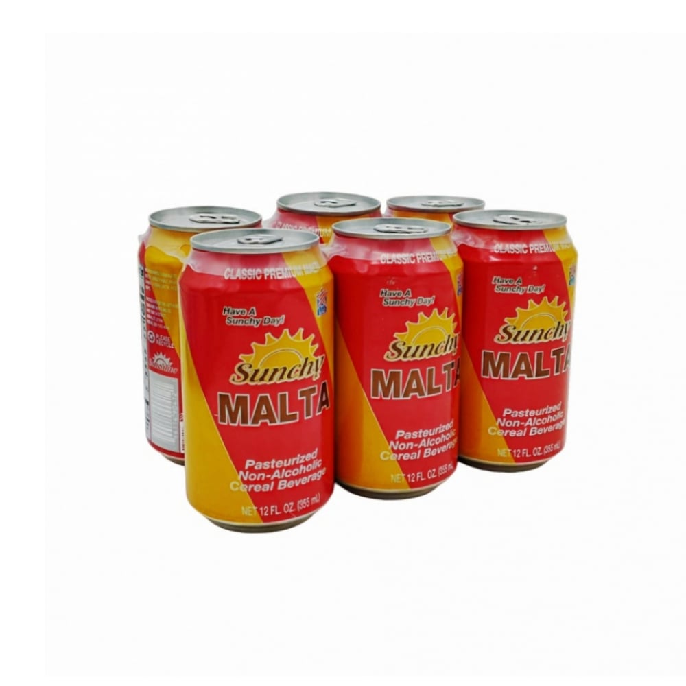 Malta Sunchy (6 x 355 ml / 12 fl oz) - Imagen 1