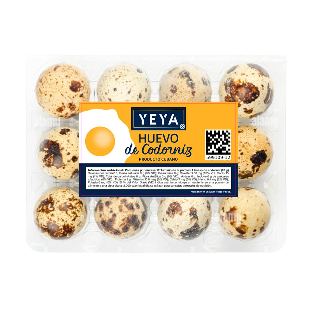 Huevos de codorniz Yeya (12 U) - Imagen 1