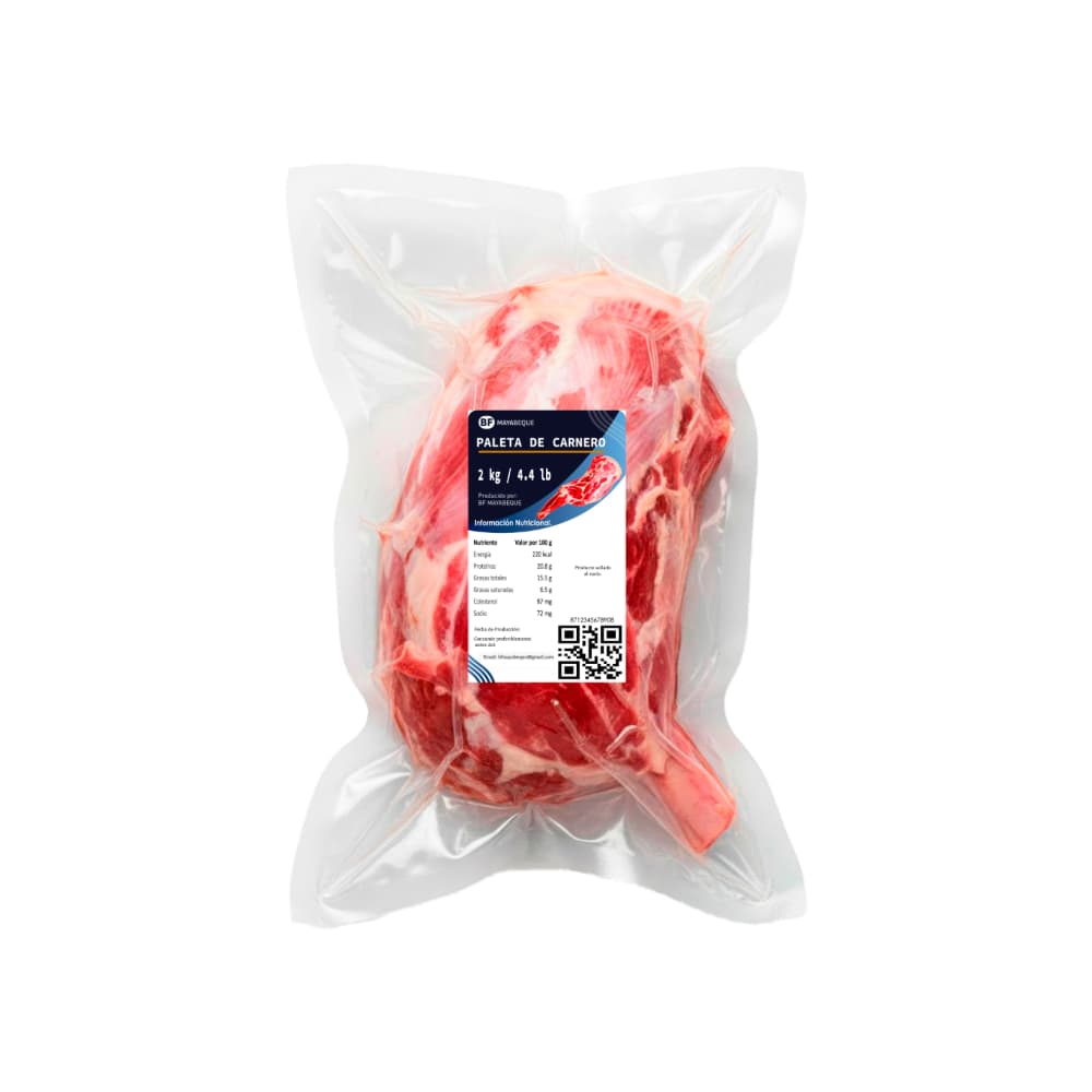 Paleta de carnero BF Mayabeque (2 kg / 4.4 lb) - Imagen 1