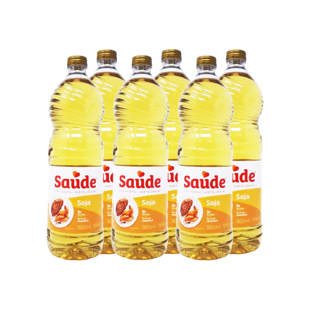 Aceite de soya Saude (6 x 900 ml) - Imagen 1