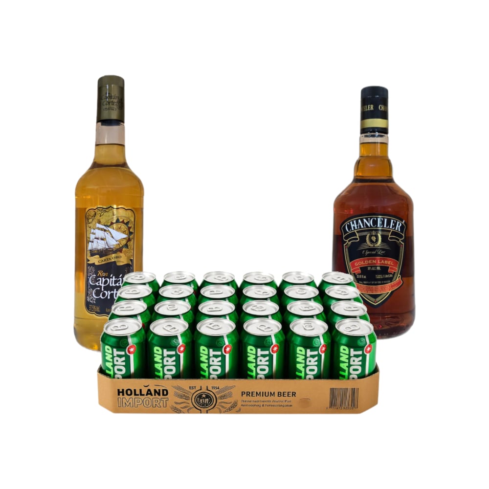Combo para papá. Whisky + Ron + Cerveza - Imagen 1