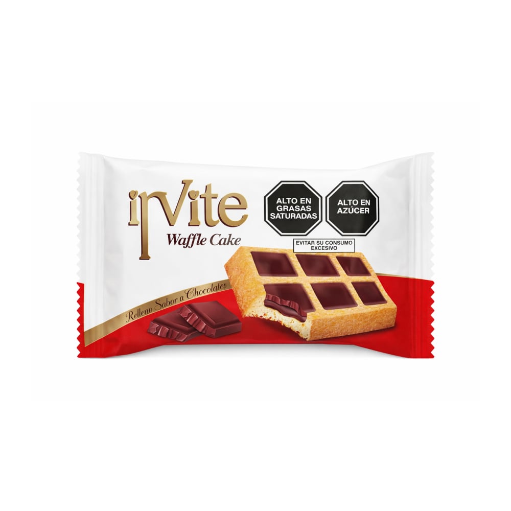 Pastel de chocolate relleno con salsa de chocolate Invite (45 g / 1.58 oz) - Imagen 1