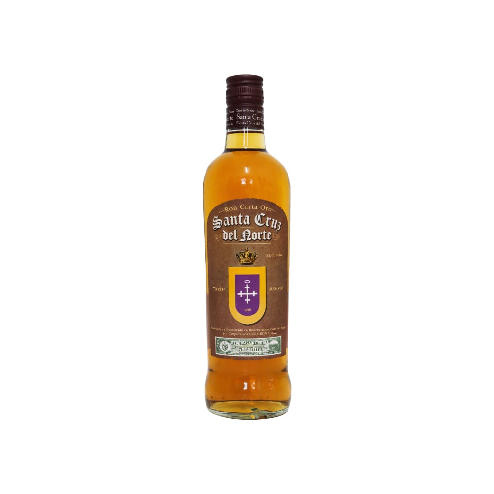 Ron Carta Oro Santa Cruz del Norte (700 ml) - Imagen 1