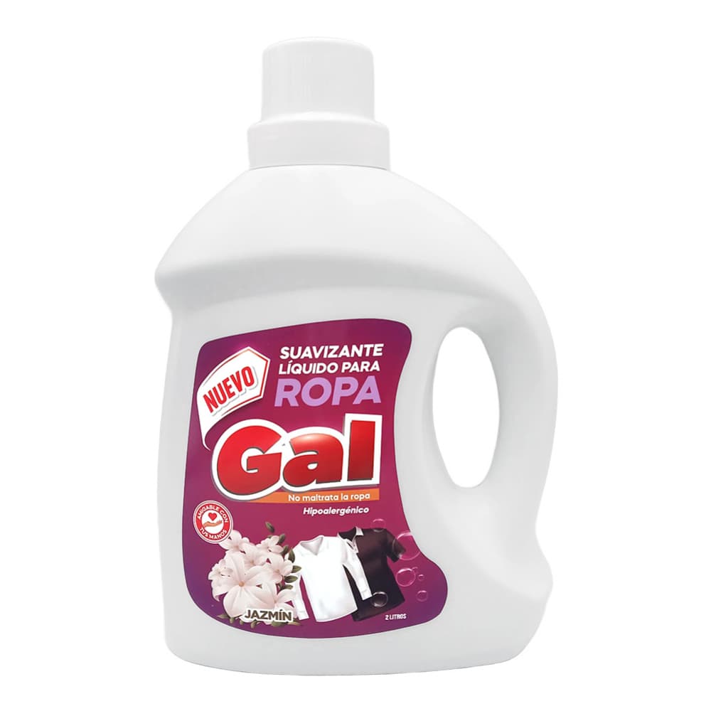 Suavizante líquido para ropa hipoalergénico aroma a jazmín Gal (2 L) - Imagen 1