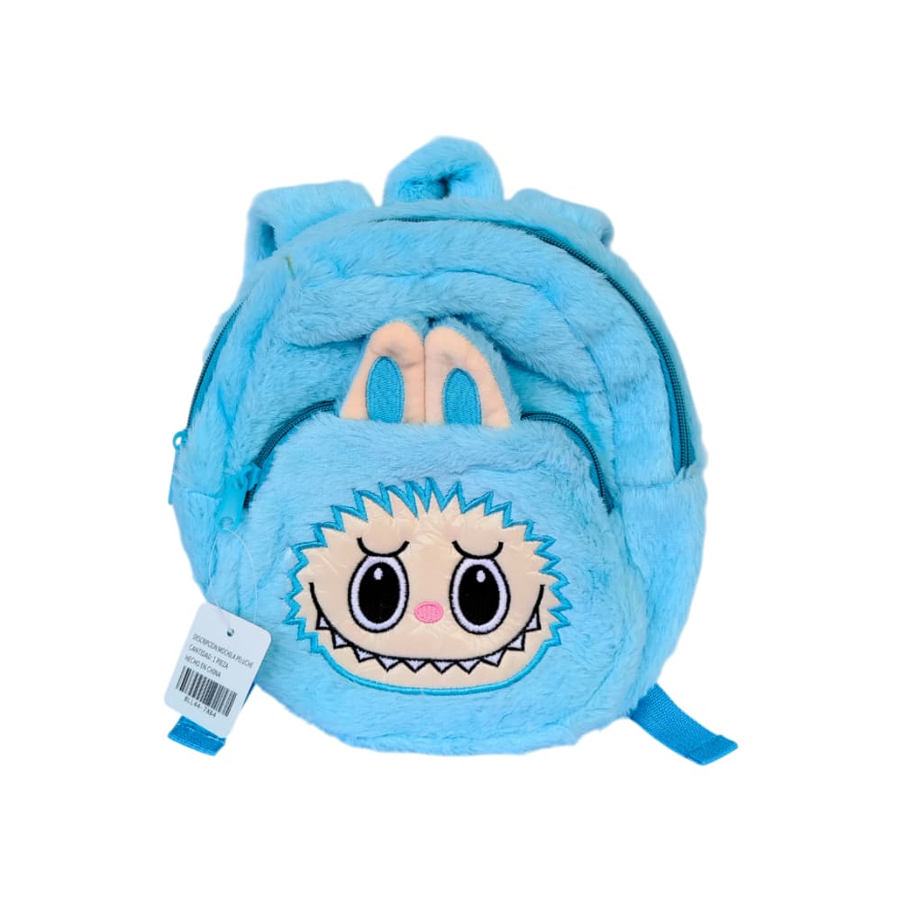 Mochila de peluche azul Pop Mart - Imagen 1