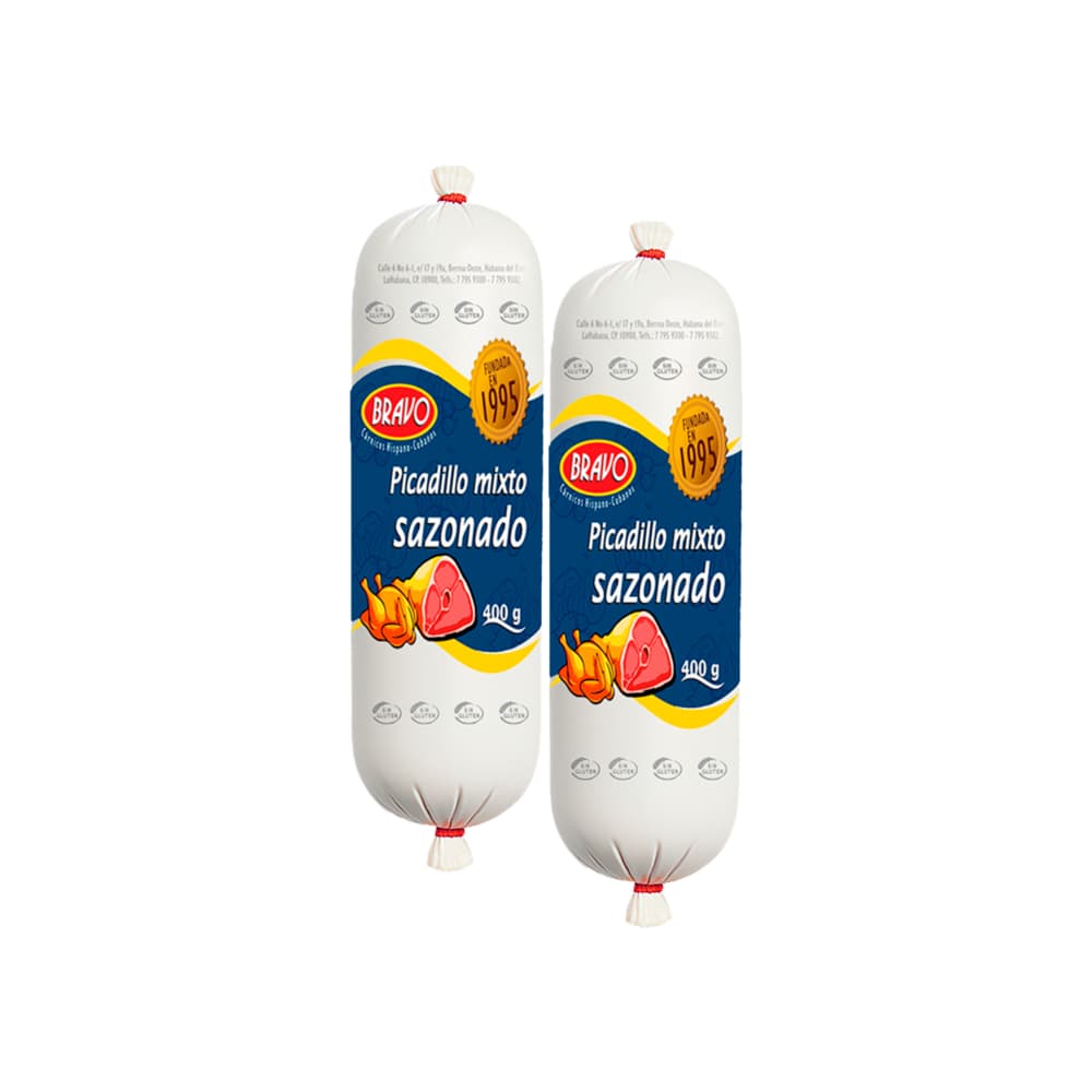 Picadillo mixto sazonado Bravo (2 x 400 g / 14.1) - Imagen 1