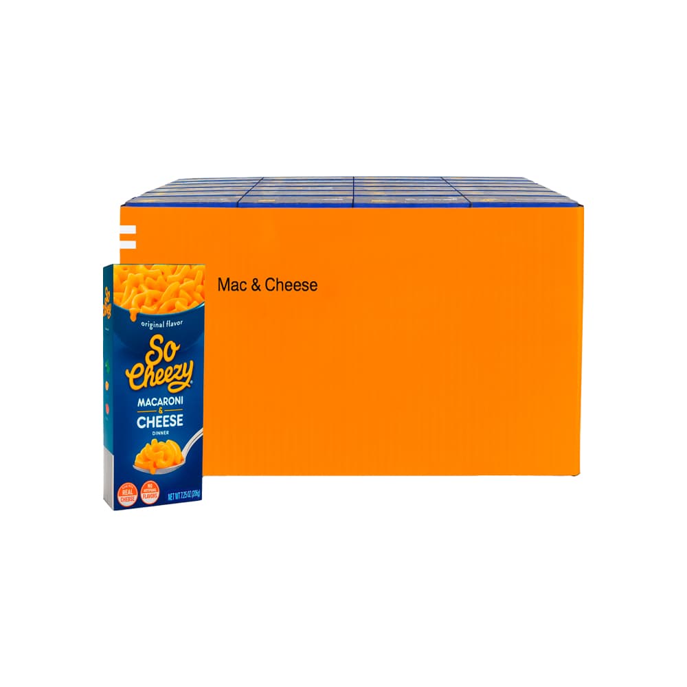 Macarrones con queso So Cheezy (24 x 206 g / 7.25 oz) - Imagen 1