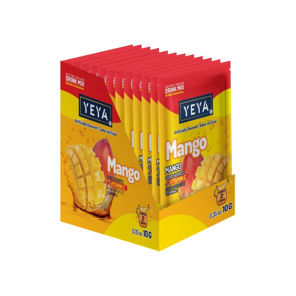 Refresco instantáneo sabor mango YEYA (26 x 10 g / 0.35 oz) - Imagen 1