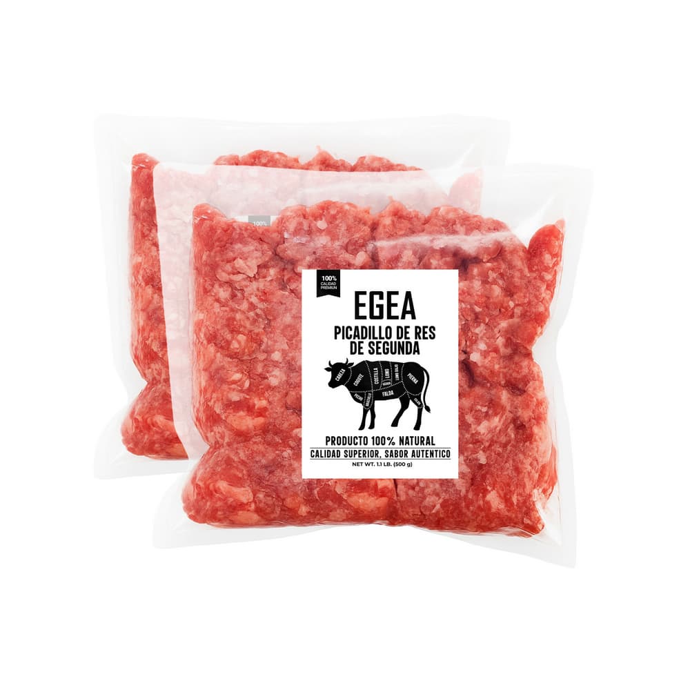 Picadillo de res de segunda EGEA (2 x 500 g / 1.1 lb) - Imagen 1