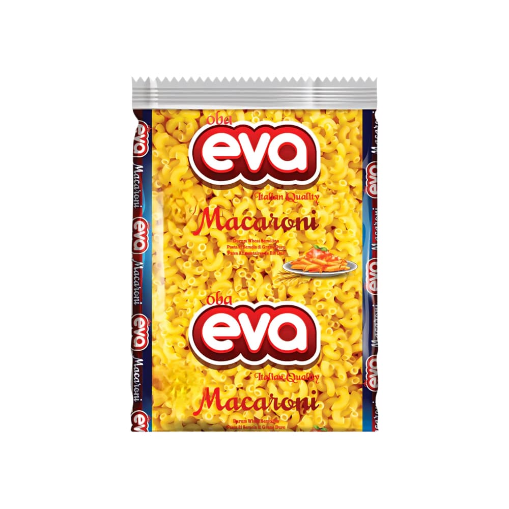 Macarrones en forma de codito Oba Eva (500 g / 1.10 lb) - Imagen 1