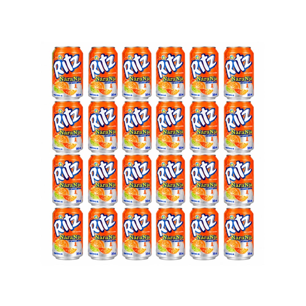 Refresco gaseado sabor naranja Ritz (24 x 355 ml / 12 oz) - Imagen 1