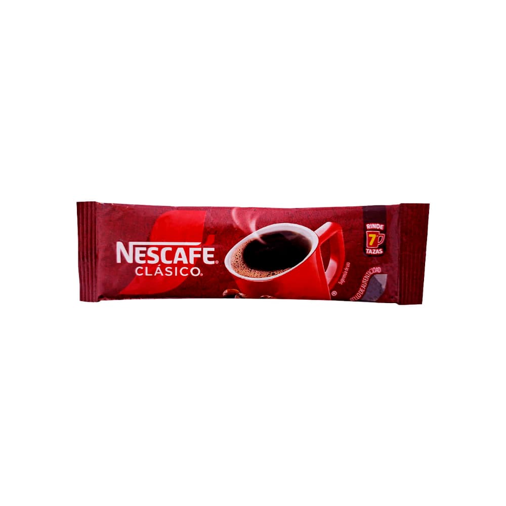 Café soluble 100 % puro Nescafé (14 g) - Imagen 1