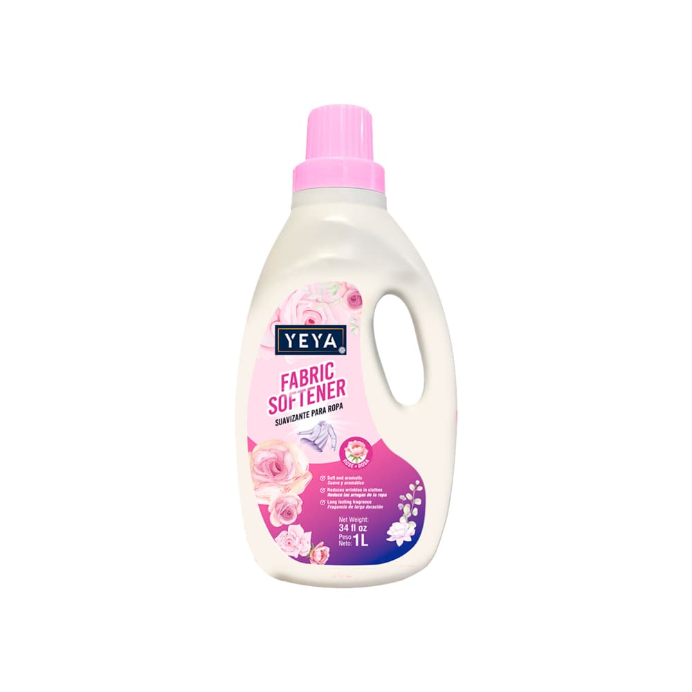 Suavizante para ropa con aroma a rosa Yeya (1 L) - Imagen 1