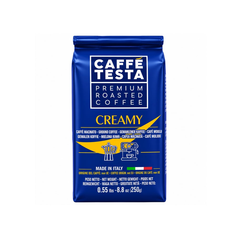 Café tostado y molido premium Testa (250 g / 8.8 oz) - Imagen 1