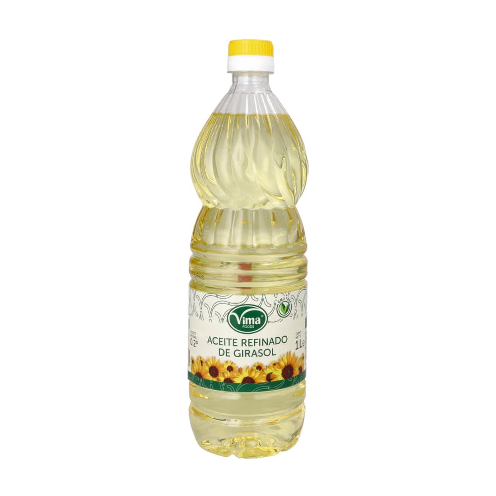 Aceite refinado de girasol Vima Foods (1 L) - Imagen 1