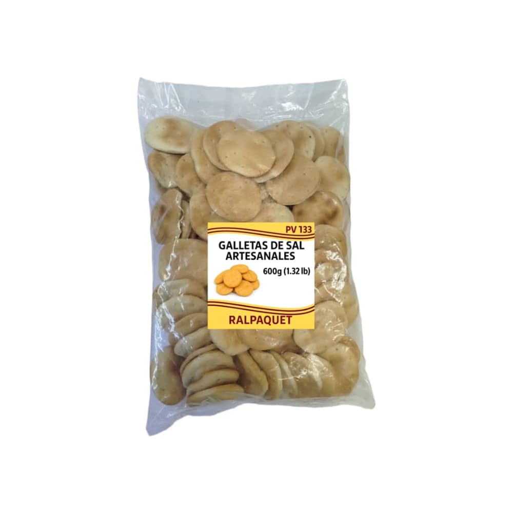Galletas de sal artesanales Ralpaquet (600 g / 1.32 lb) - Imagen 1