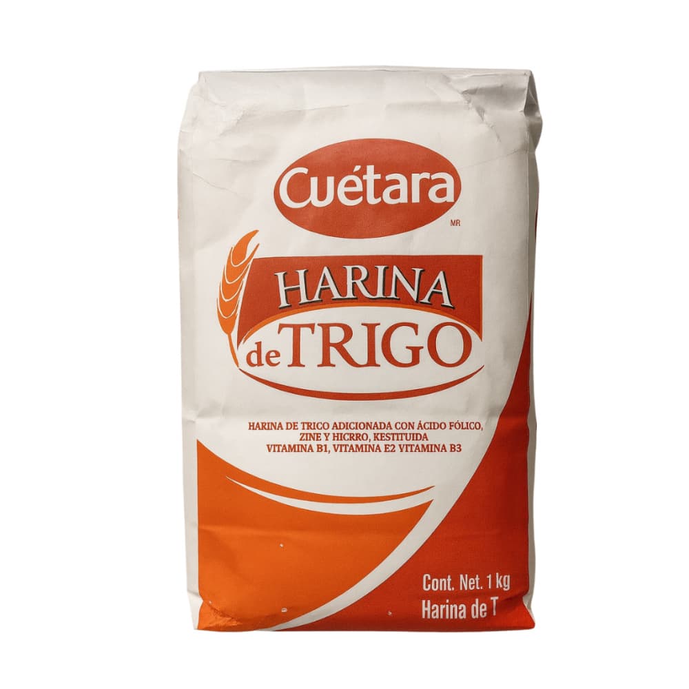 Harina de trigo Cuétara (1 kg / 2.2 lb) - Imagen 1