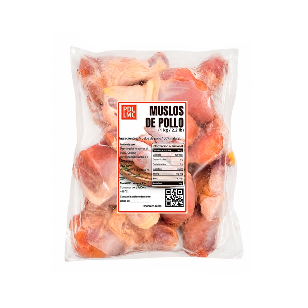 Muslos de pollo PDL LMC (1 kg / 2.2 lb) - Imagen 1