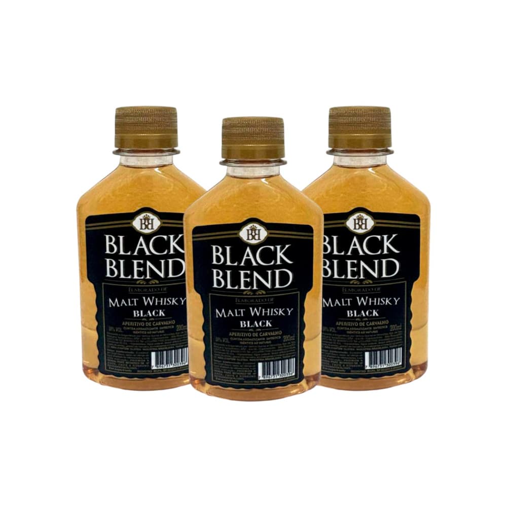Whisky Black Blend (3 x 200 ml) - Imagen 1