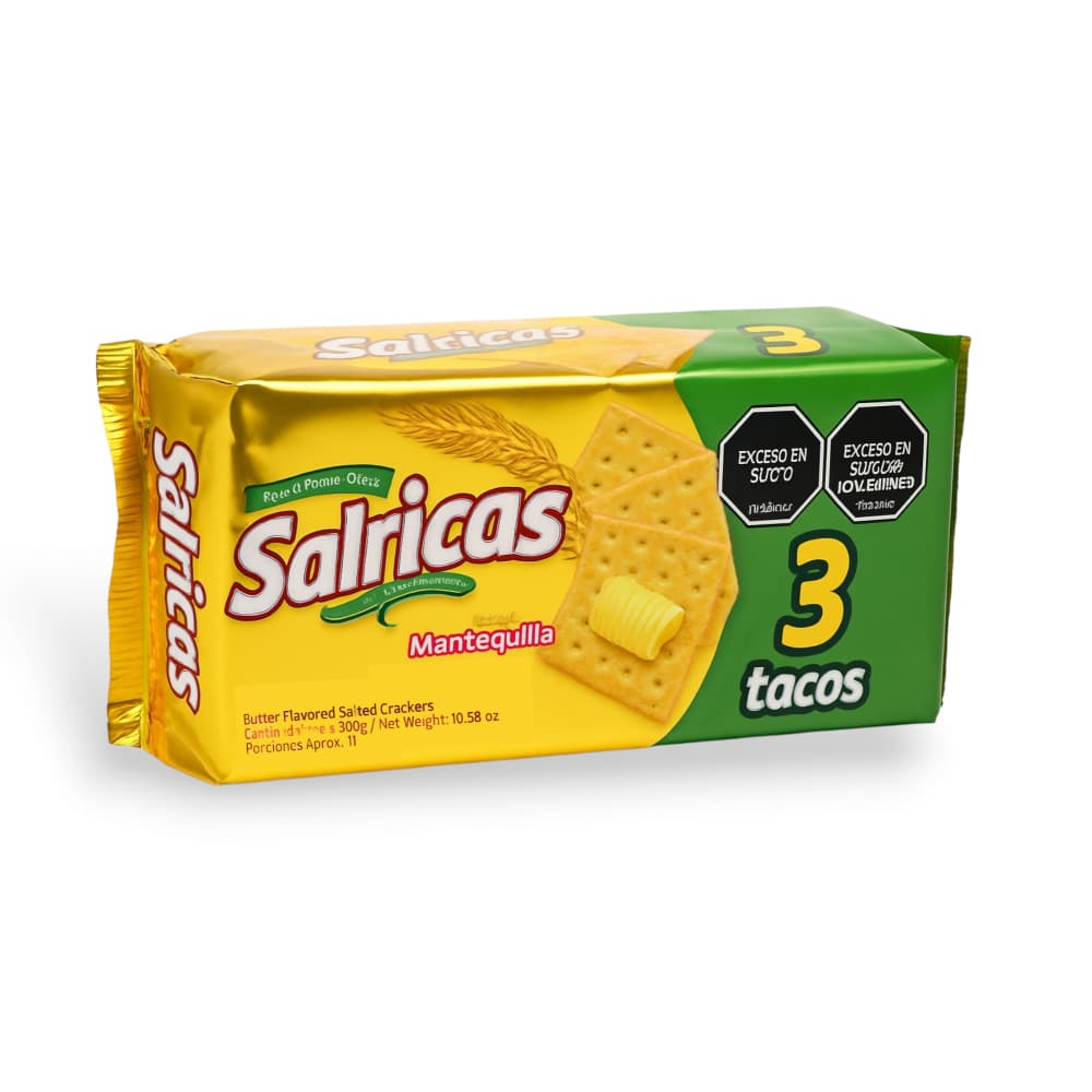 Galleta salada sabor mantequilla Salricas (300 g / 10.58 oz) - Imagen 1