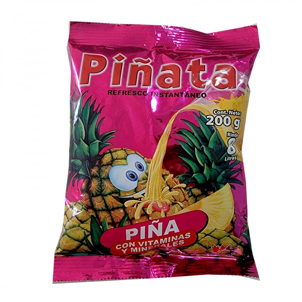 Refresco instantáneo sabor piña Piñata (200 g / 7.05 oz) - Imagen 1