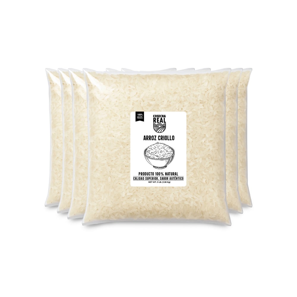 Arroz criollo Cosecha Real (6 x 1.36 kg / 3 lb) - Imagen 1