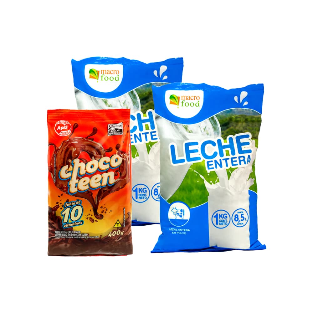 Leche en polvo + Chocolate en polvo - Imagen 1