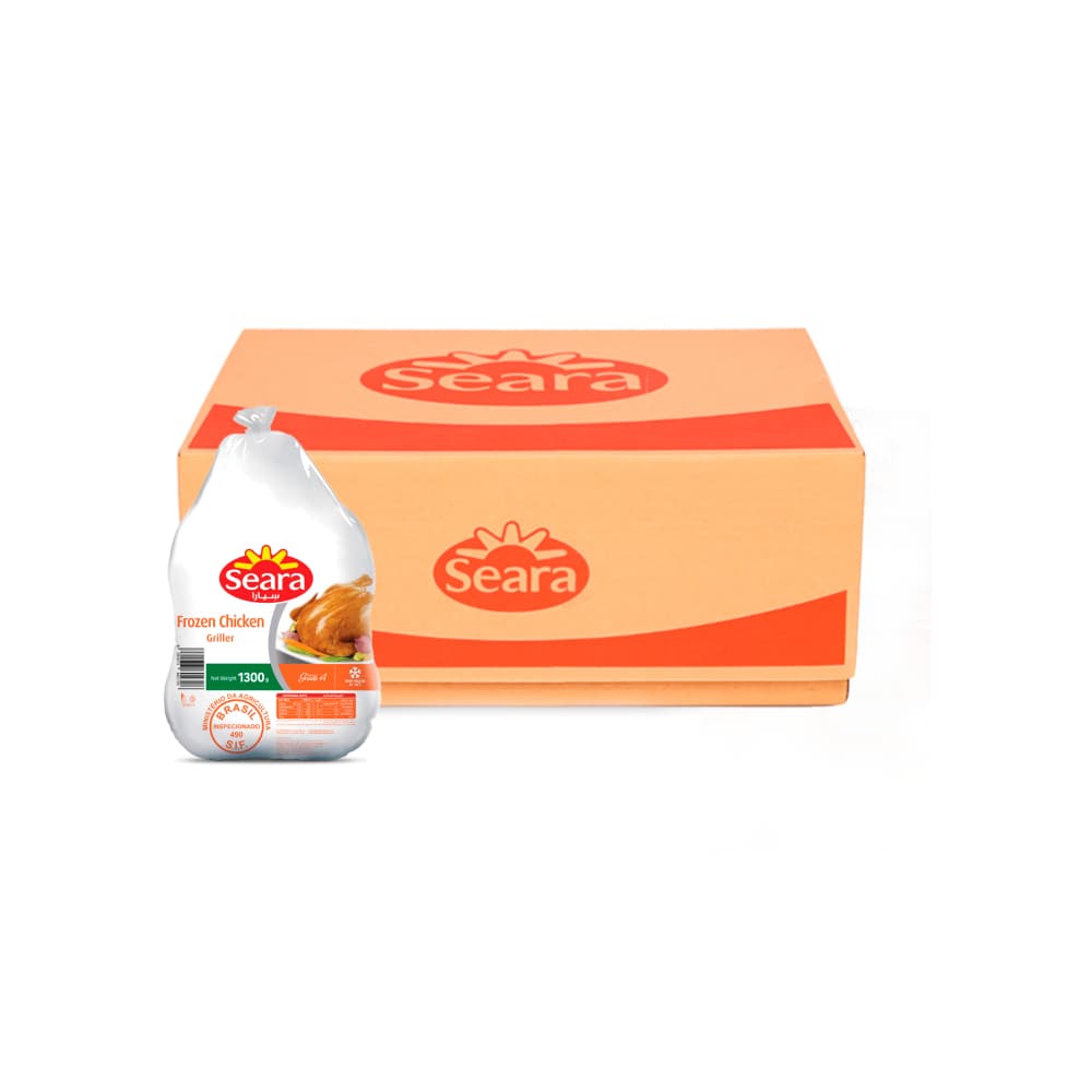 Caja de pollo entero congelado Seara (13 kg / 28.9 lb) - Imagen 1