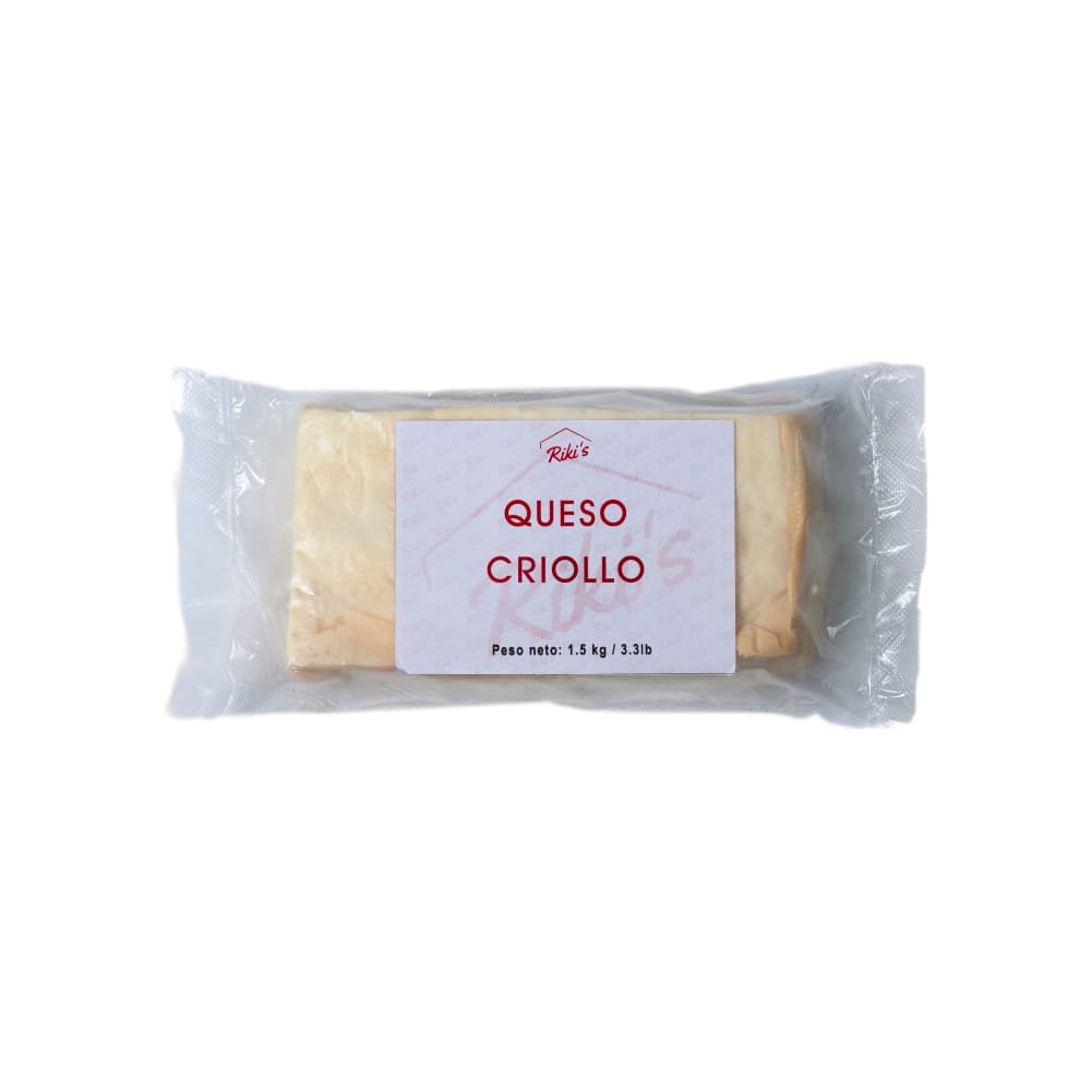 Queso Criollo RIKI´S (1.5 kg / 3.3 lb) - Imagen 1