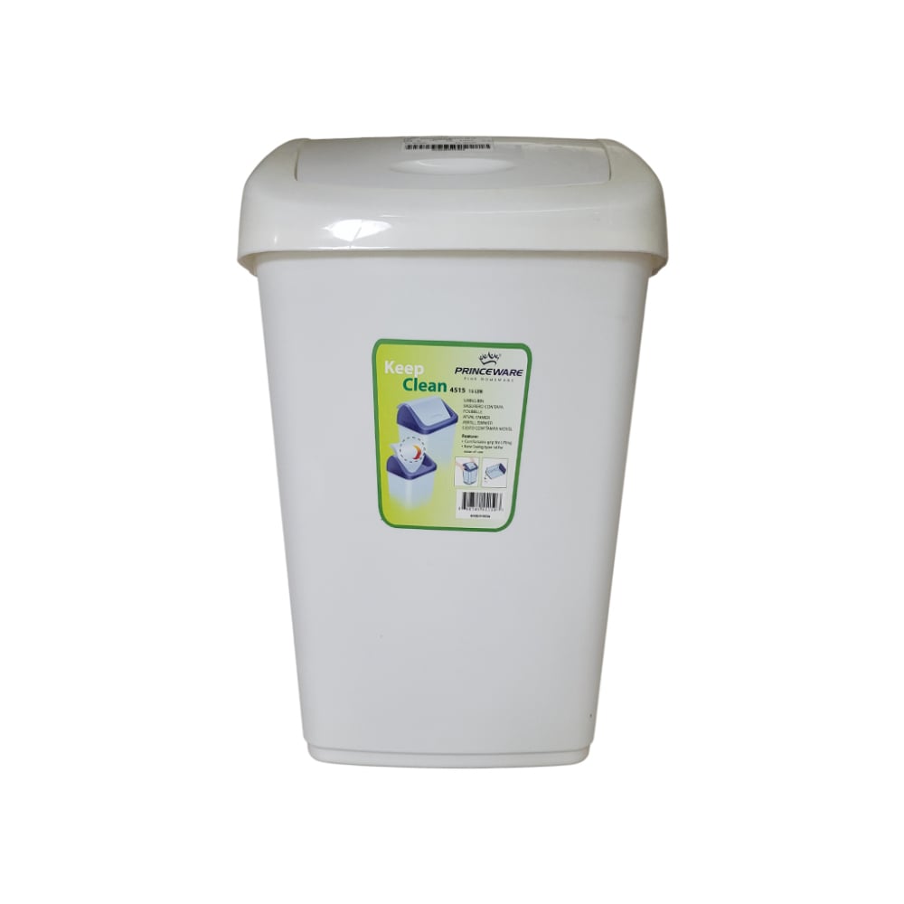 Cesto con tapa giratoria para basura 15 L Princeware - Imagen 1
