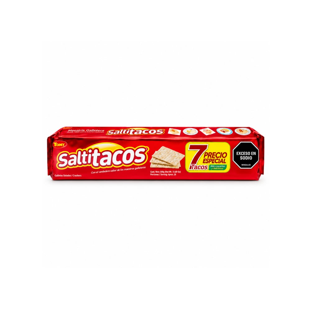 Galletas saladas Tomy Saltitacos (595 g / 1.3 lb) - Imagen 1
