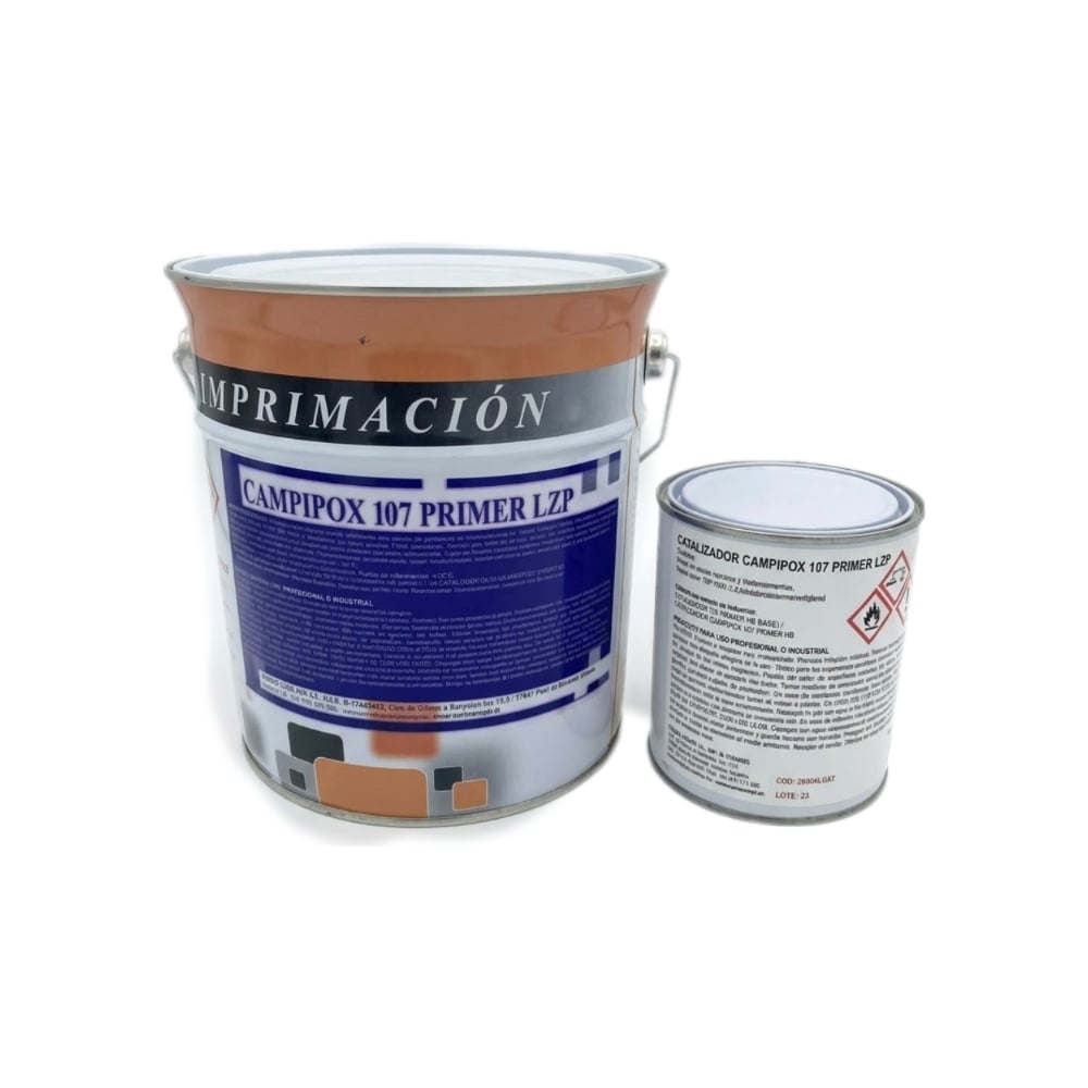 Catalizador imprimación epoxi bicomponente base + catalizador color blanco CAMPIPOX (4 L) - Imagen 1