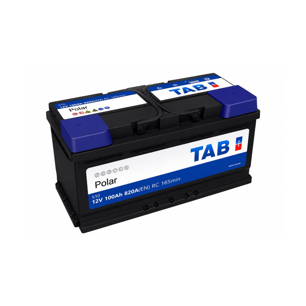 Batería de arranque para autos 12 V 100 Ah TAB Polar - Imagen 1